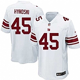 Nike Men & Women & Youth Giants #45 Hynoski White Team Color Game Jersey,baseball caps,new era cap wholesale,wholesale hats
